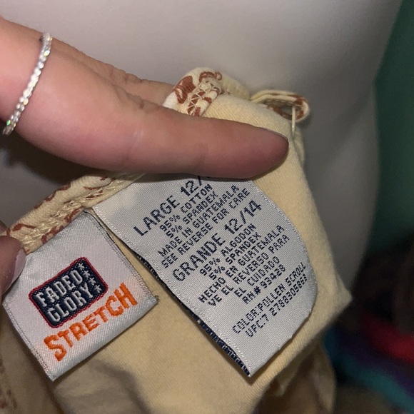 vintage y2k faded glory ruched floral cami tank top - Picture 3 of 3